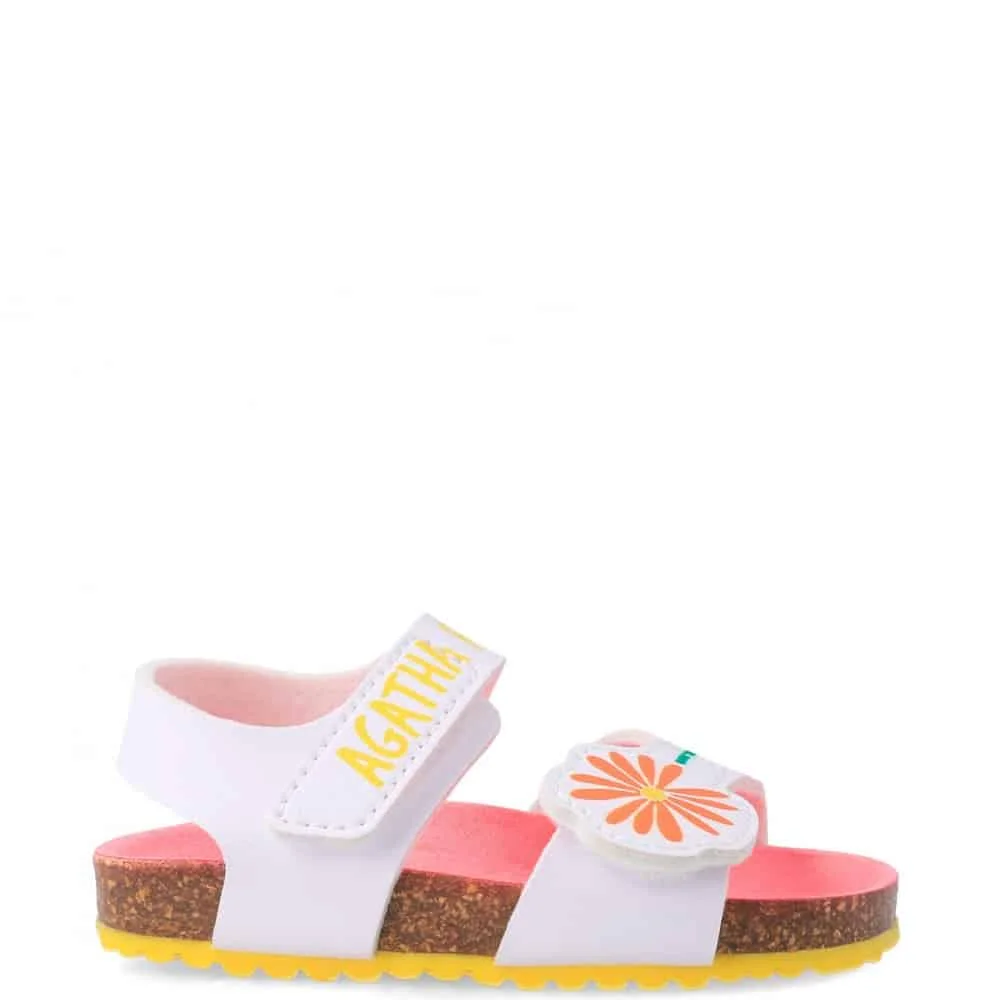 Φωτογραφία προϊόντος: Agatha Ruiz De La Prada Ανατομικό Πέδιλο/Σκαφακι Για Κορίτσι Λευκό
