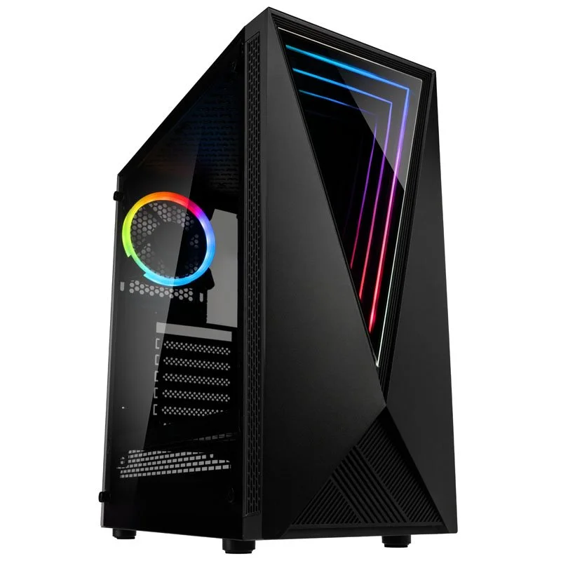 Φωτογραφία προϊόντος: Kolink VOID RGB Midi-Tower - black - Tempered Glass Window