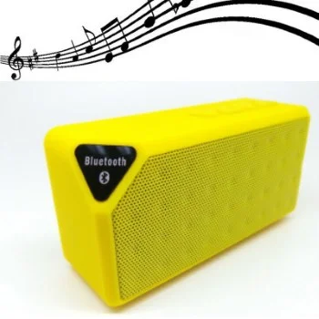 Φωτογραφία προϊόντος: X3 Mini Ηχείο Bluetooth,Handsfree,FM Radio,TF/USB(OEM)(Κίτρινο)