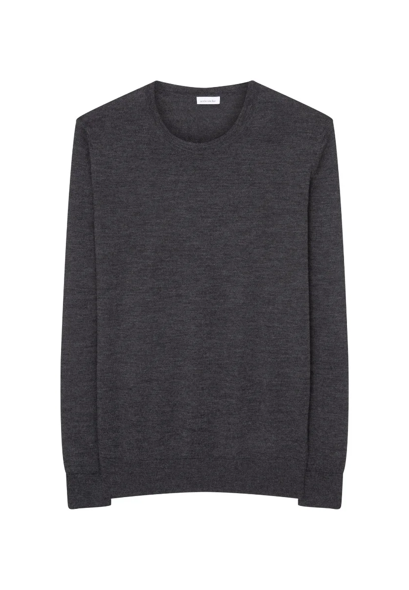 Φωτογραφία προϊόντος: SEIDENSTICKER ΑΝΔΡΙΚΟ ΠΛΕΚΤΟ SEIDENSTICKER MERINO ROUND NECK PULL ΚΑΝΟΝΙΚΗ ΓΡΑΜΜΗ REGULAR FIT ΓΚΡΙ