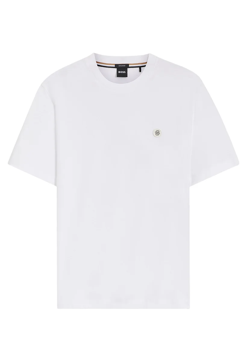 Φωτογραφία προϊόντος: BOSS ΑΝΔΡΙΚΟ T-SHIRT BOSS C-TAUT ΚΟΝΤΟΜΑΝΙΚΟ ΛΕΥΚΟ