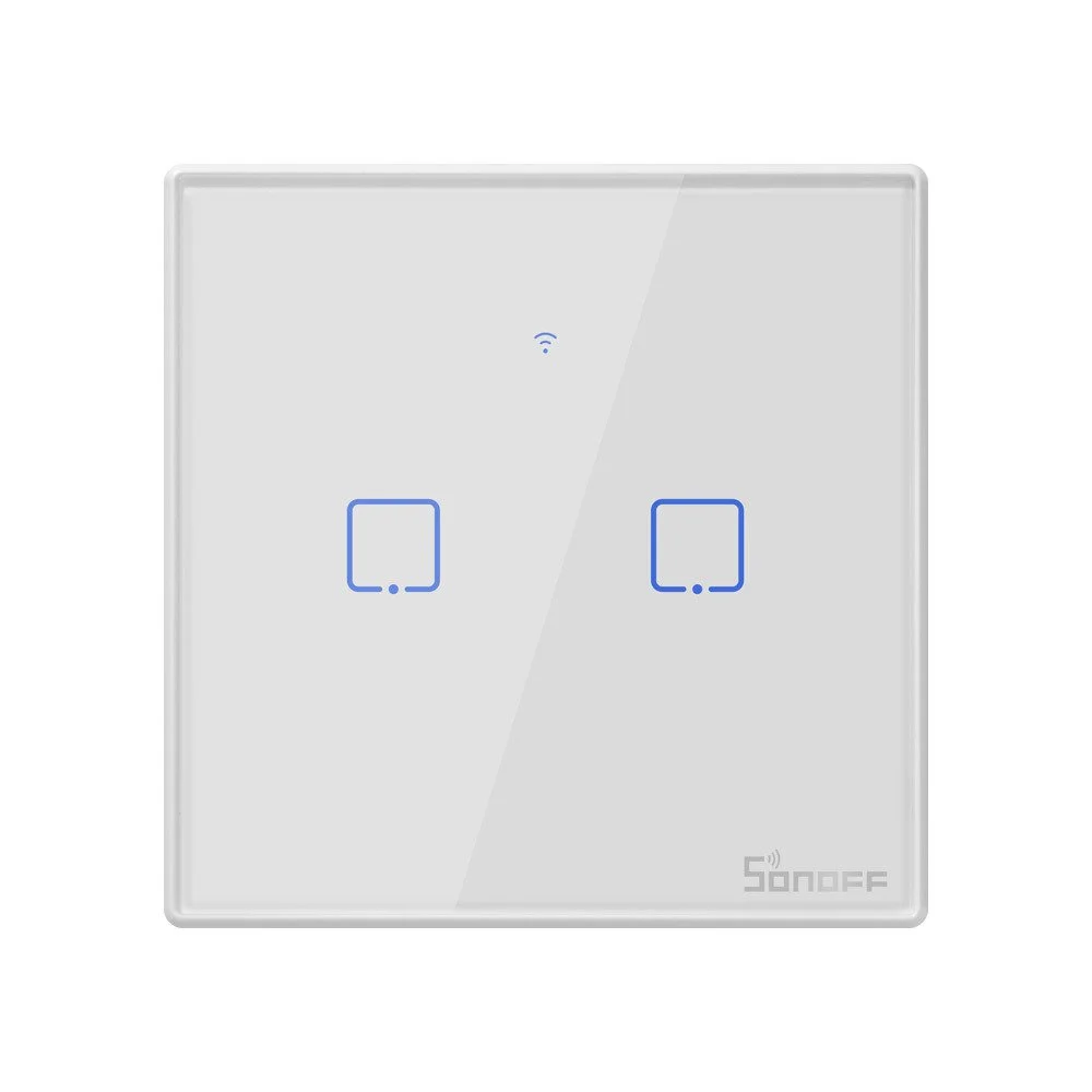 Φωτογραφία προϊόντος: Sonoff TX-T2EU2C Smart Switch 2-Gang