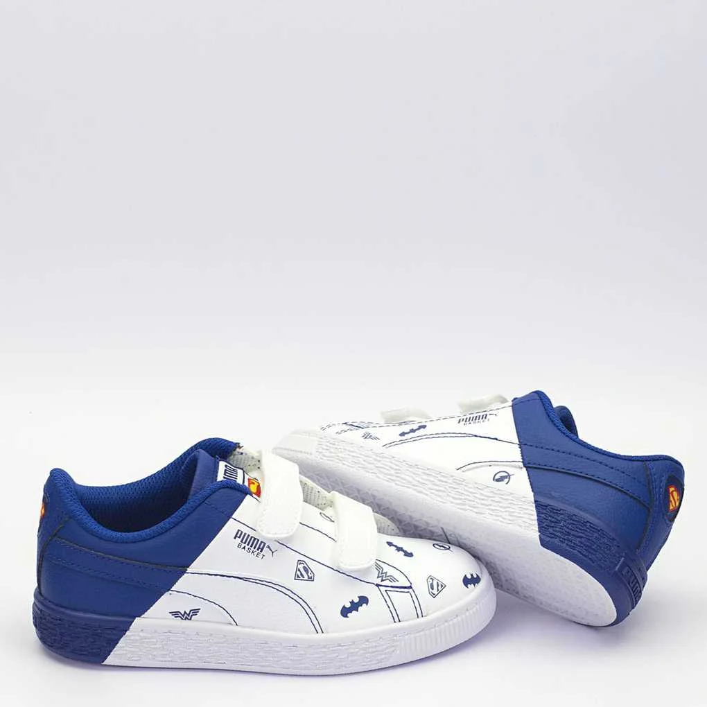 Φωτογραφία προϊόντος: ΑΘΛΗΤΙΚΑ PUMA 365148 JL Basket V PS BLUE ΜΕΓ.28-35