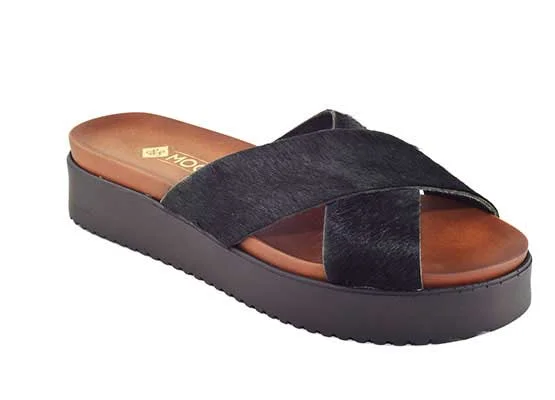Φωτογραφία προϊόντος: FLATFORM ΔΕΡΜΑΤΙΝΑ MOODS PONY SKIN