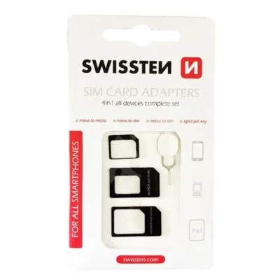 Φωτογραφία προϊόντος: Swissten Προσαρμογέας SIM 4 σε 1
