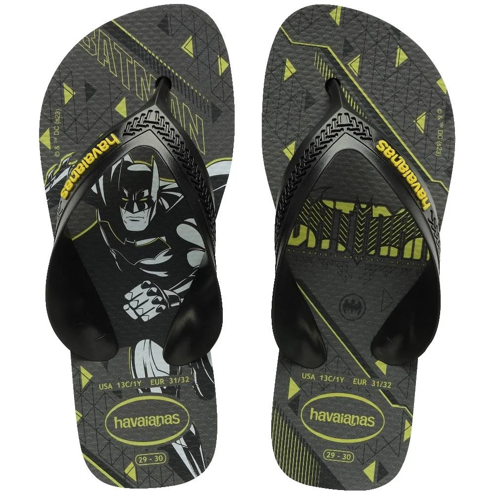 Φωτογραφία προϊόντος: 4130302-0522 - HAVAIANAS KIDS MAX HEROIS BLACK / YELLOW Color
