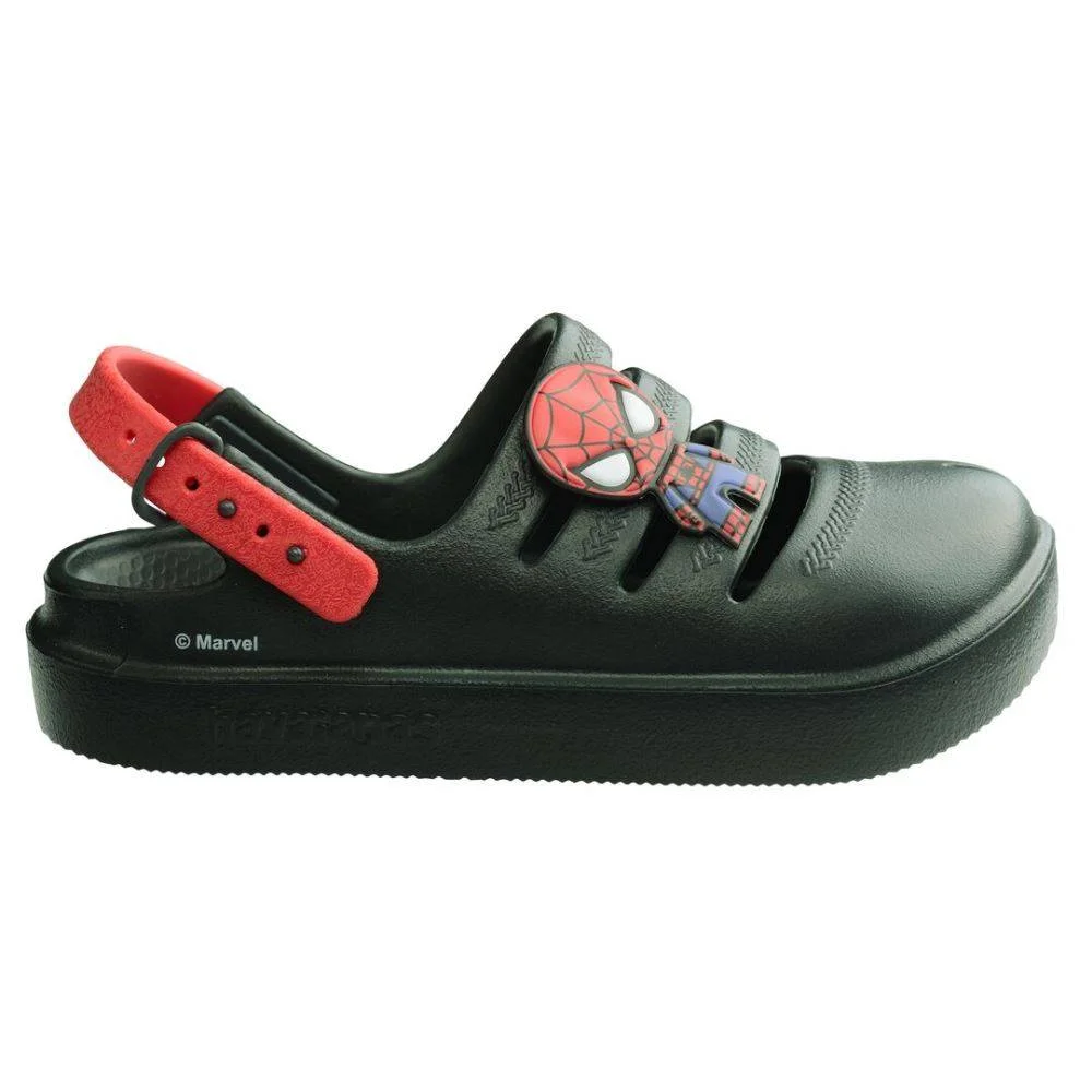 Φωτογραφία προϊόντος: 4148460-0074 - HAVAIANAS KIDS CLOG MARVEL BLACK / RED Color
