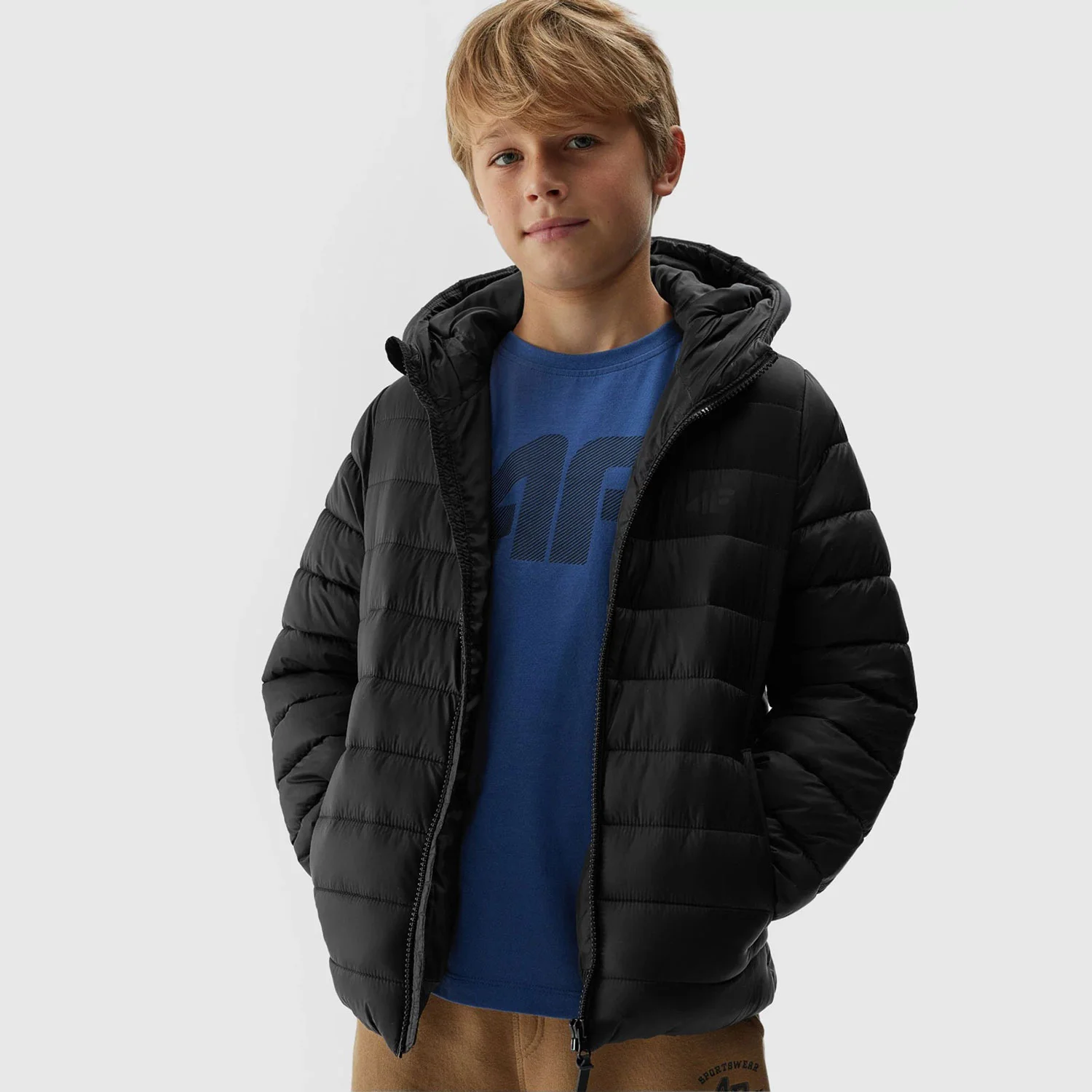 Φωτογραφία προϊόντος: 4F BOY'S SYNTHETIC-FILL DOWN JACKET ΜΑΥΡΟ