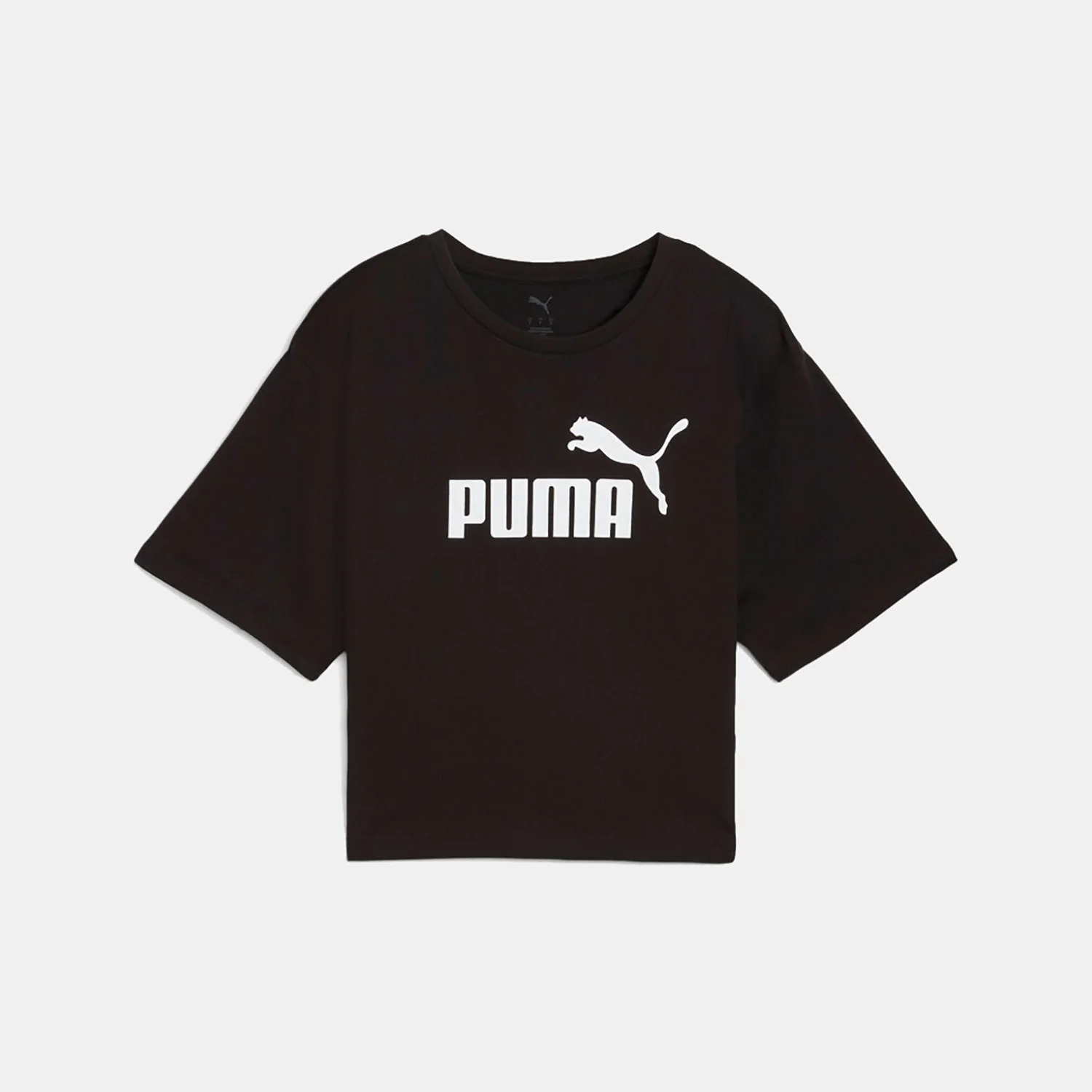 Φωτογραφία προϊόντος: PUMA ESS CROPPED NO.1 LOGO RELAXED T-SHIRT ΜΑΥΡΟ
