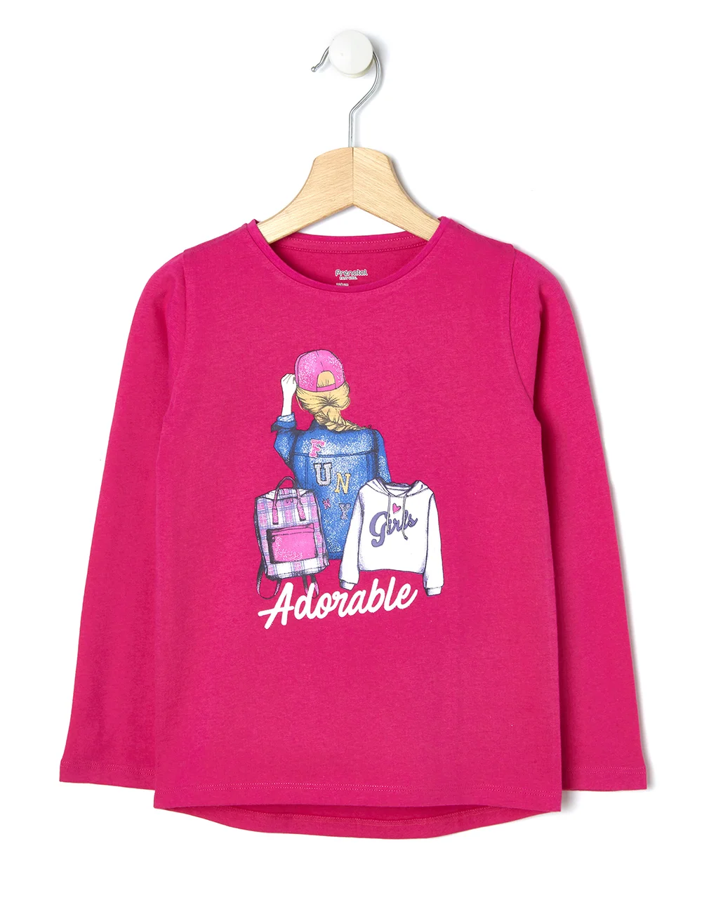 Φωτογραφία προϊόντος: T-SHIRT JERSEY ΜΕ ΣΤΑΜΠΑ GLITTER
