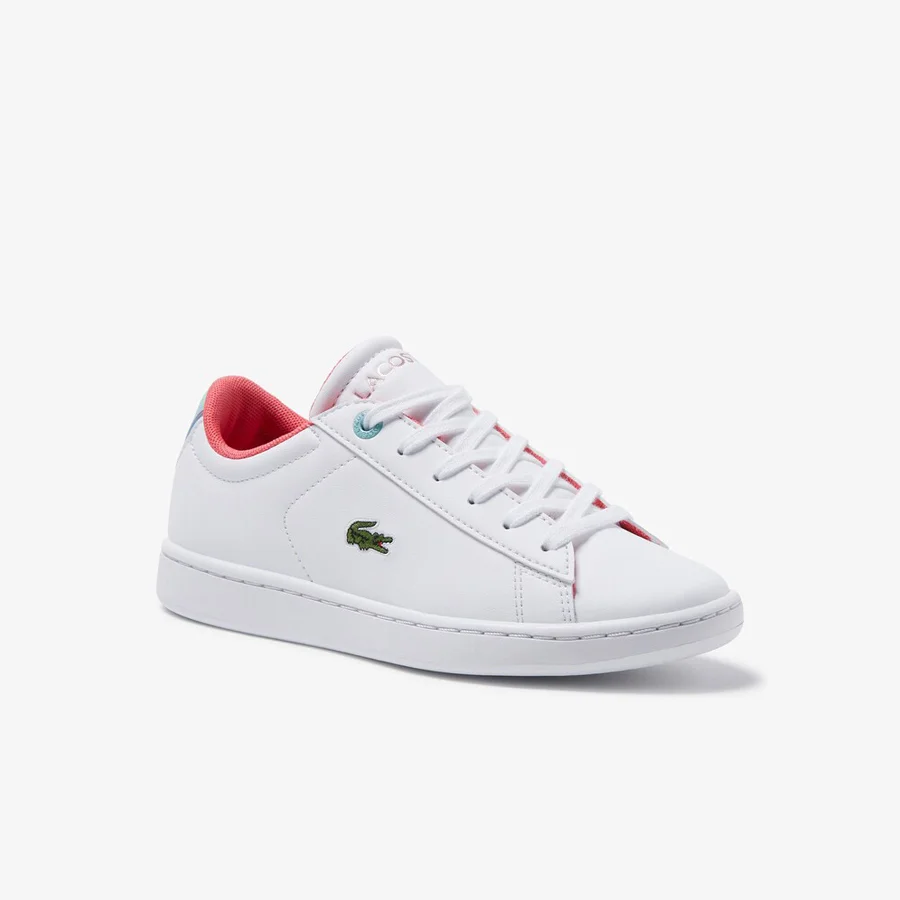 Φωτογραφία προϊόντος: LACOSTE CARNABY EVO 0722 3 WHT/PNK 7-43SUC0002B53