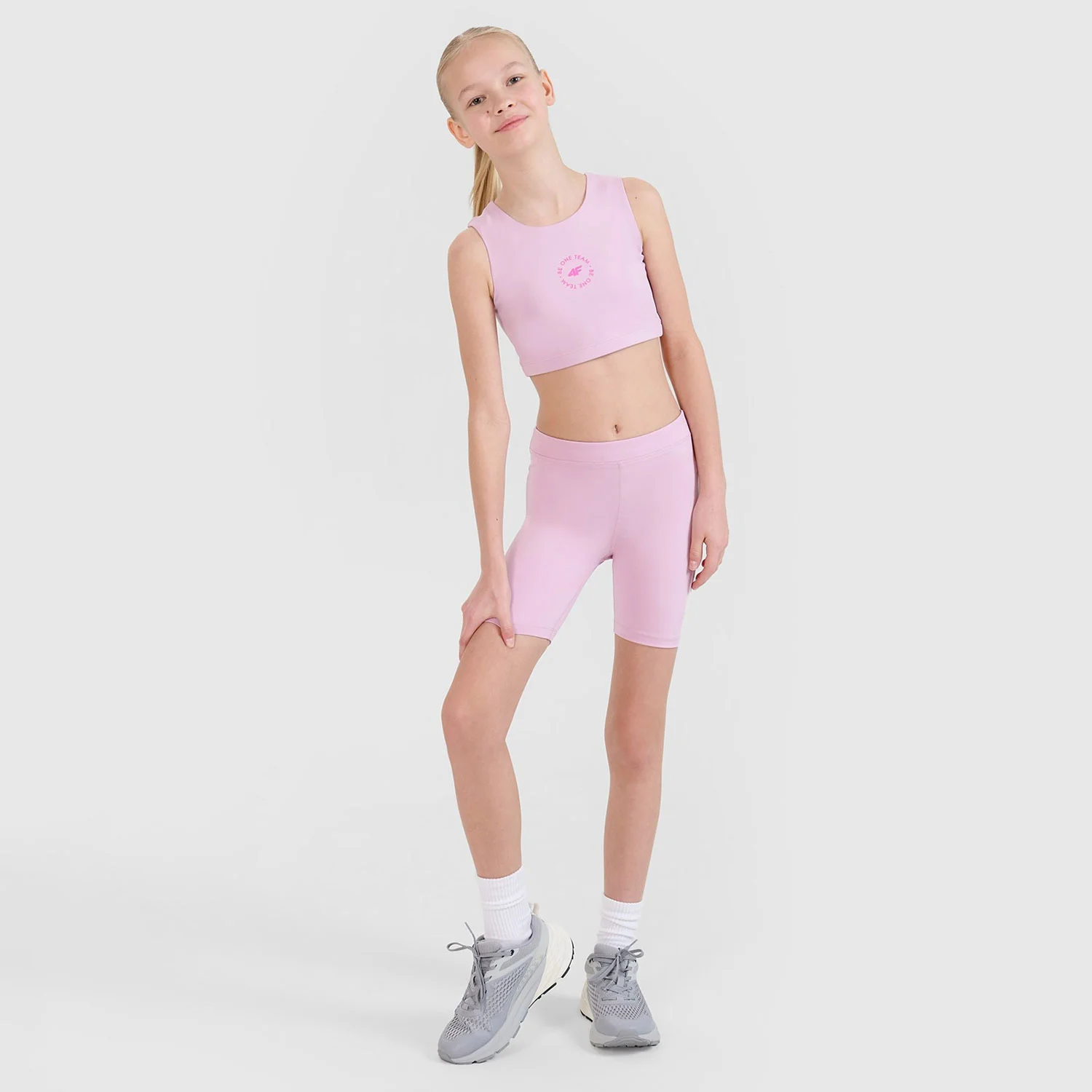 Φωτογραφία προϊόντος: 4F GIRLS' FNK SHORT TIGHTS ΡΟΖ