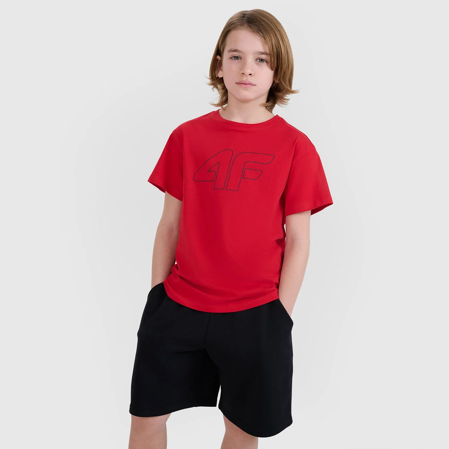 Φωτογραφία προϊόντος: 4F BOY'S OVERSIZED PRINTED T-SHIRT ΚΟΚΚΙΝΟ