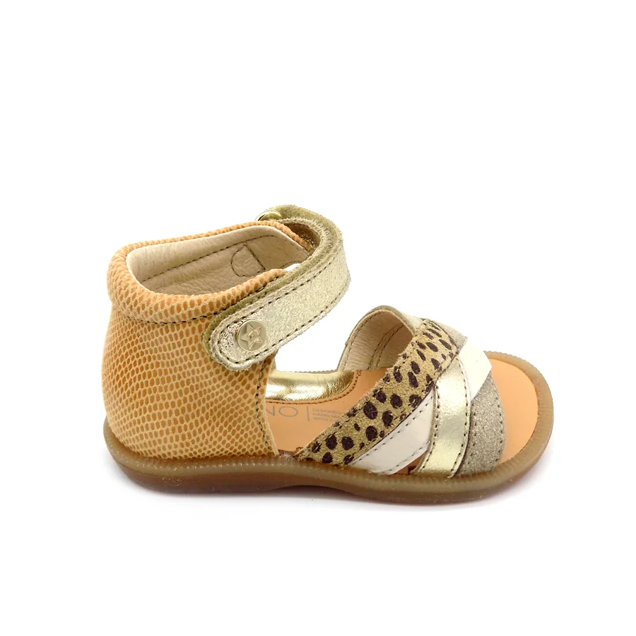 Φωτογραφία προϊόντος: NATURINO 0010503104.04.2D77 JOENEE SUEDE/LIZARD (SAND/PLATINUM)
