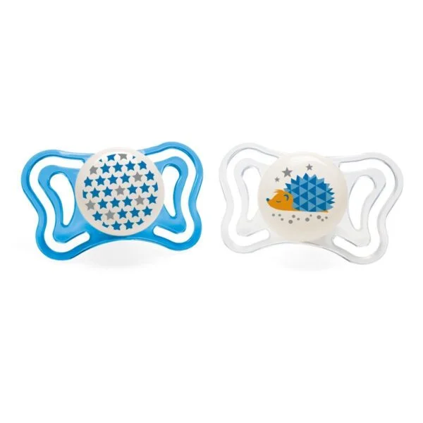 Φωτογραφία προϊόντος: Chicco πιπίλα PHYSIO LIGHT ΓΙΑ ΤΗ ΝΥΧΤΑ(stars+σκατζοχοιρος) 16-36 Μ (2 τμχ)