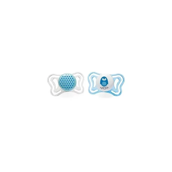 Φωτογραφία προϊόντος: Chicco Πιπίλα Physio Light Σιέλ 2-6m 2τμχ(dots+bird)