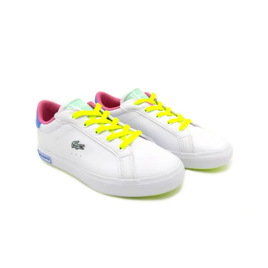 Φωτογραφία προϊόντος: LACOSTE POEWRCOURT 123 2 WHT/GRN 745SUC0013082