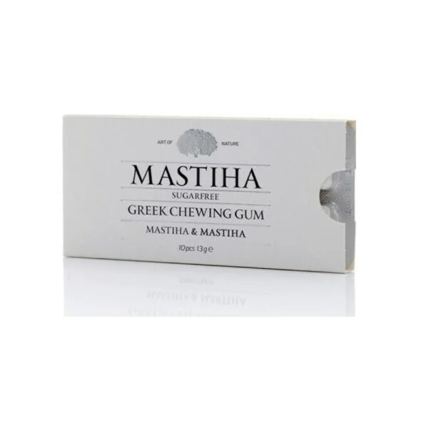 Φωτογραφία προϊόντος: Mastiha Chewing Gum Mastiha + Mastiha Oil 10pcs (Τσίχλα με Μαστίχα Χίου + Έλαιο Μαστίχας)