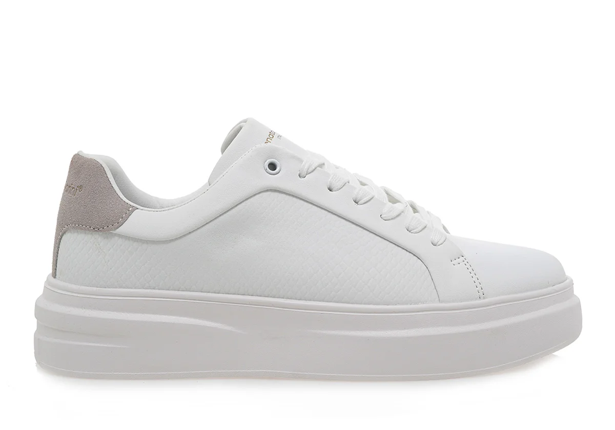Φωτογραφία προϊόντος: ΑΝΔΡΙΚΑ SNEAKERS RENATO GARINI ΛΕΥΚΟ ΠΑΓΟΣ ΚΑΣΤΟΡΙ 700-033