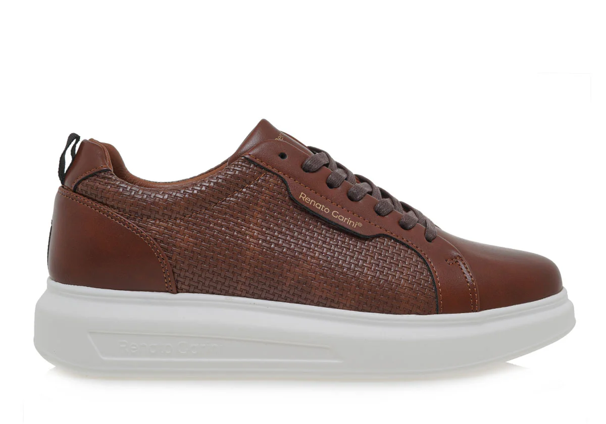 Φωτογραφία προϊόντος: ΑΝΔΡΙΚΑ SNEAKERS RENATO GARINI ΤΑΜΠΑ ΣΚΟΥΡΟ ΠΛΕΚΤΟ 700-928