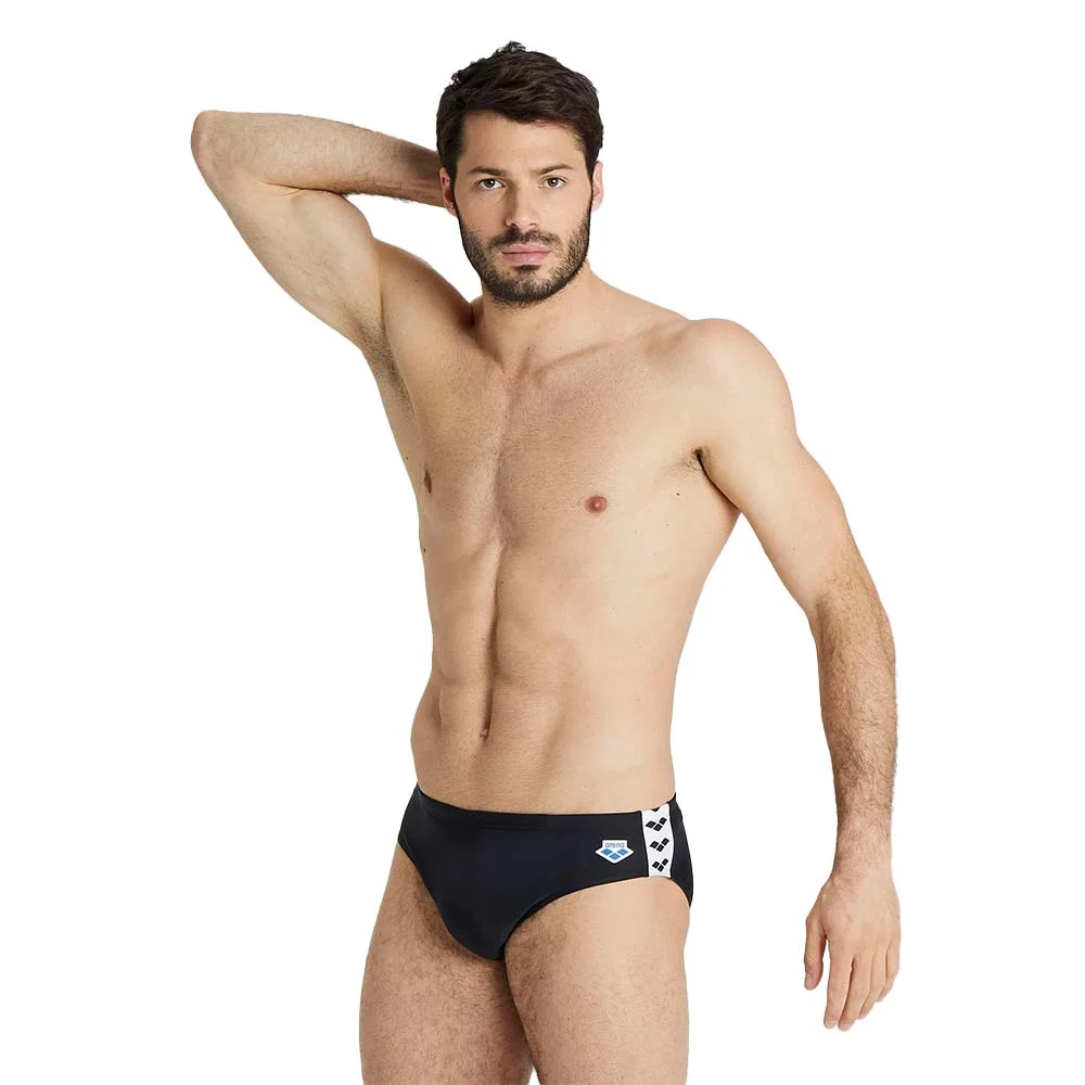 Φωτογραφία προϊόντος: ARENA ICONS SWIM BRIEFS SOLID ΜΑΥΡΟ