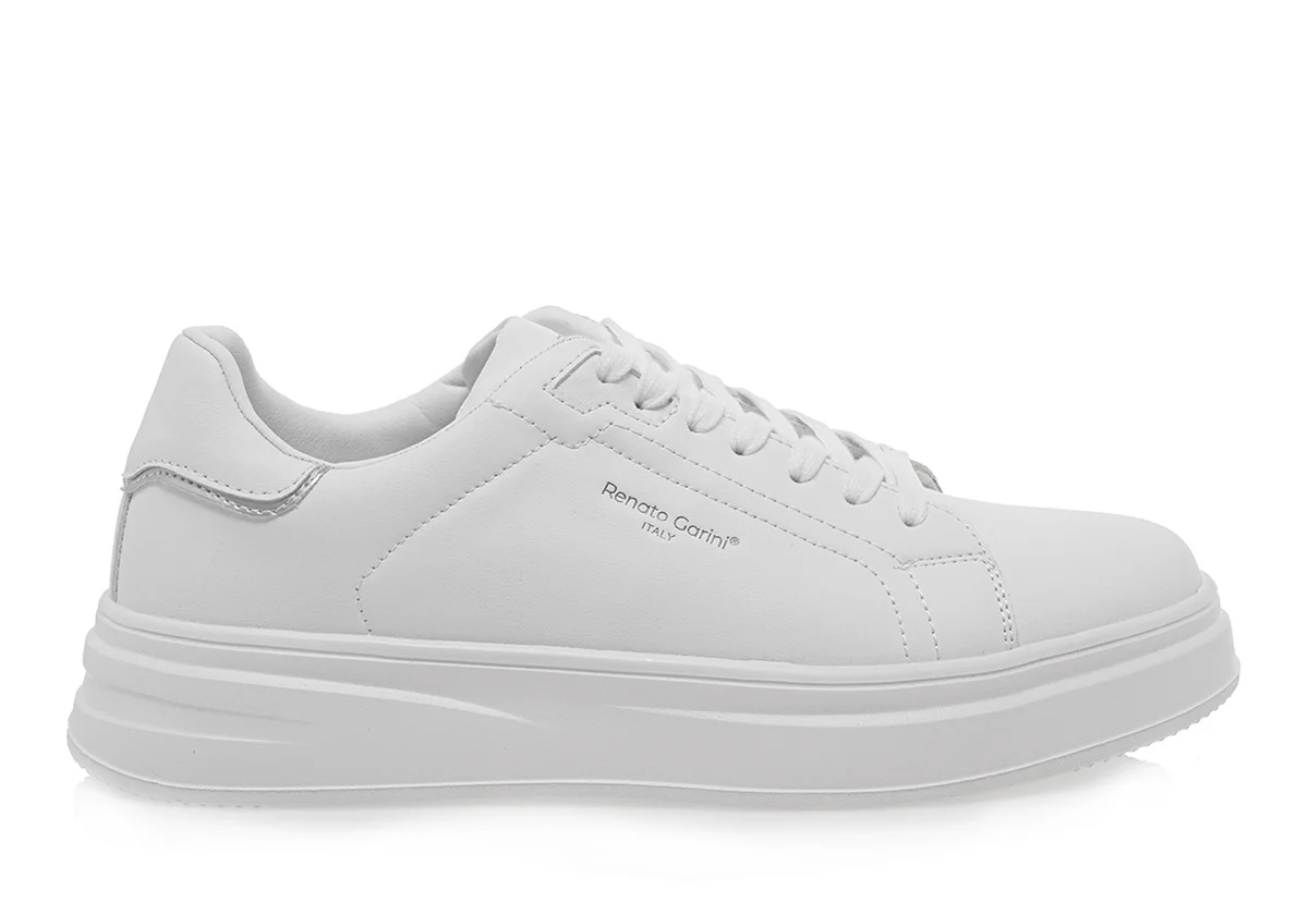 Φωτογραφία προϊόντος: ΑΝΔΡΙΚΑ SNEAKERS RENATO GARINI ΛΕΥΚΟ ΑΣΗΜΙ 700-117