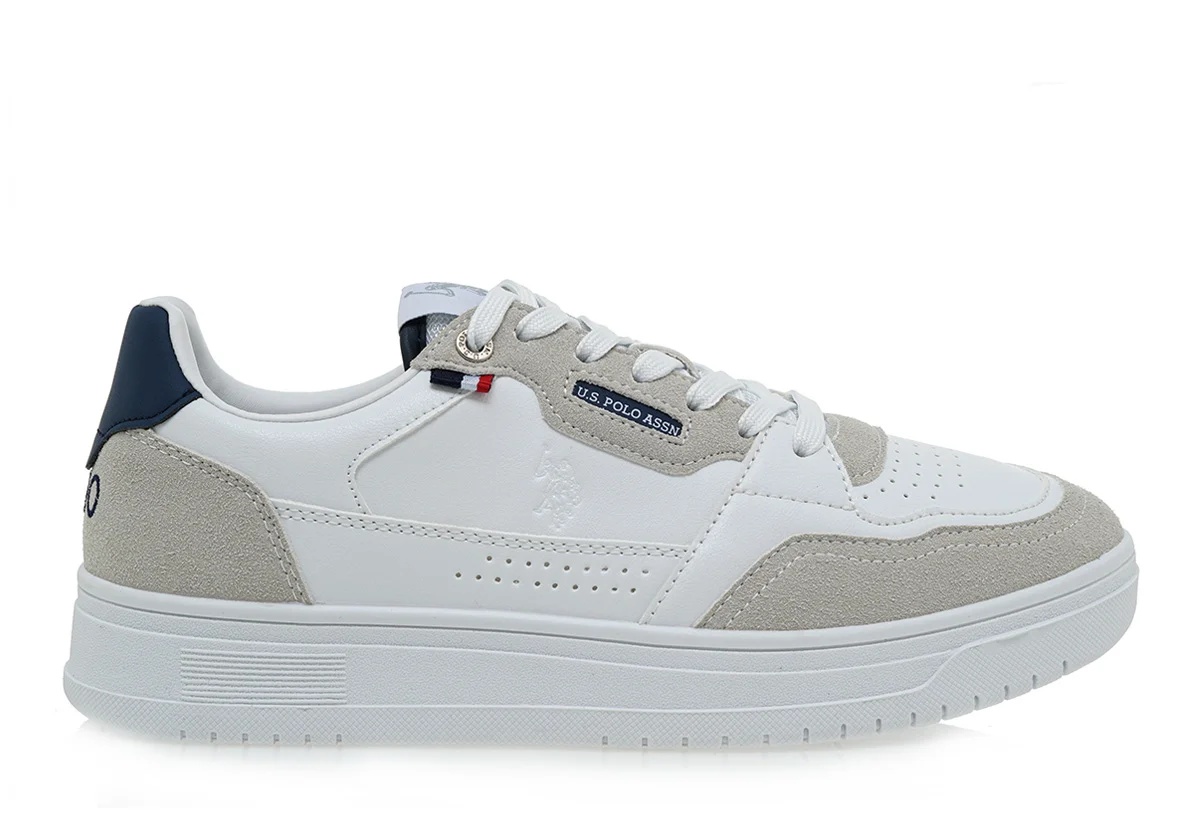 Φωτογραφία προϊόντος: ΑΝΔΡΙΚΑ SNEAKERS U.S. POLO ASSN. KOSMO006A-WHI-DBL05 ΛΕΥΚΟ ΜΠΛΕ