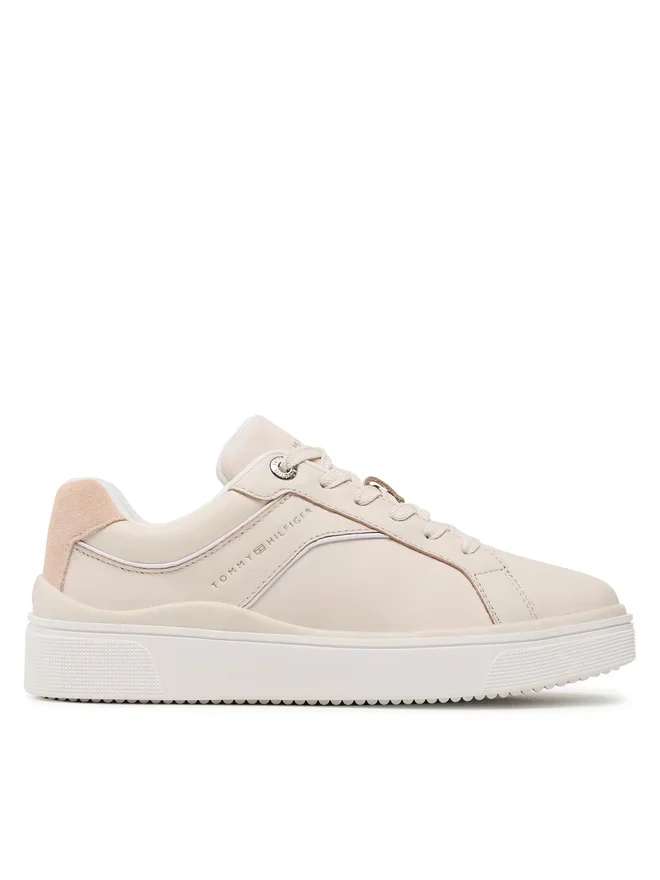 Φωτογραφία προϊόντος: ΓΥΝΑΙΚΕΙΑ SNEAKERS TOMMY HILFIGER FEMININE COURT SNEAKER MISTY BLUSH ΜΠΕΖ