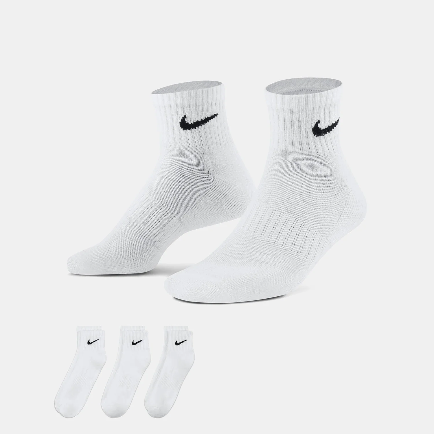 Φωτογραφία προϊόντος: Nike Everyday Cushion ANnkle Socks 3 Pairs - White
