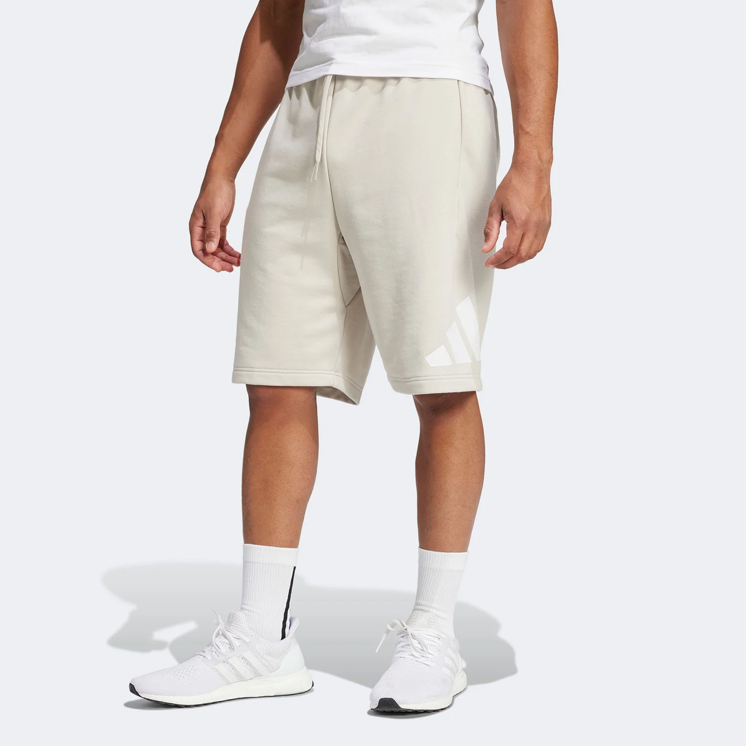 Φωτογραφία προϊόντος: ADIDAS PERFORMANCE Adidas M Mh Bosshort Ft Shorts - Beige/White
