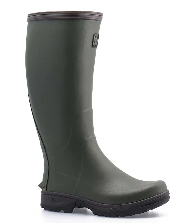 Φωτογραφία προϊόντος: Veneur Khaki Rubber R Grip Cotton Lining multi-activite, γαλότσα Rouchette France