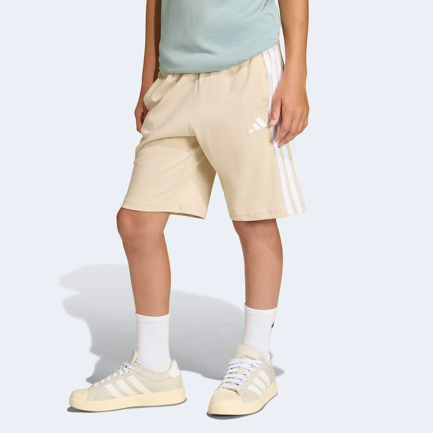 Φωτογραφία προϊόντος: ADIDAS PERFORMANCE Adidas J 3s Kn 210 Shorts - Beige/White