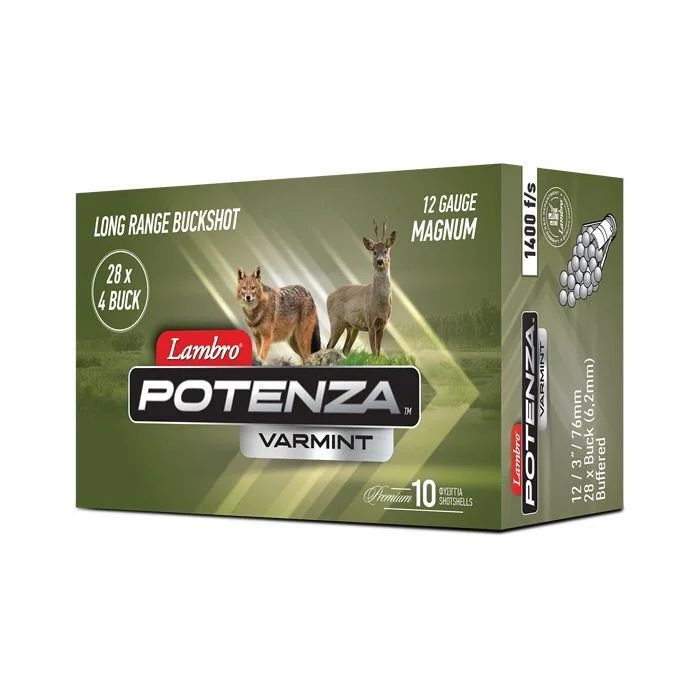 Φωτογραφία προϊόντος: LAMBRO Potenza Varmint 28x6,2mm CAL 12 28ΒΟΛΑ MAGNUM