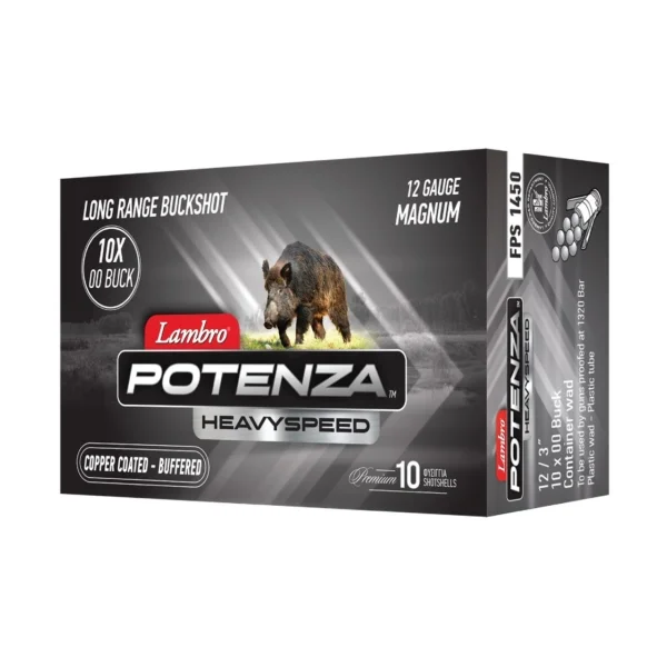 Φωτογραφία προϊόντος: Δράμια Κυνηγίου Lambro POTENZA HEAVYSPEED MAGNUM 10 ΒΟΛΟ (10×8,6)