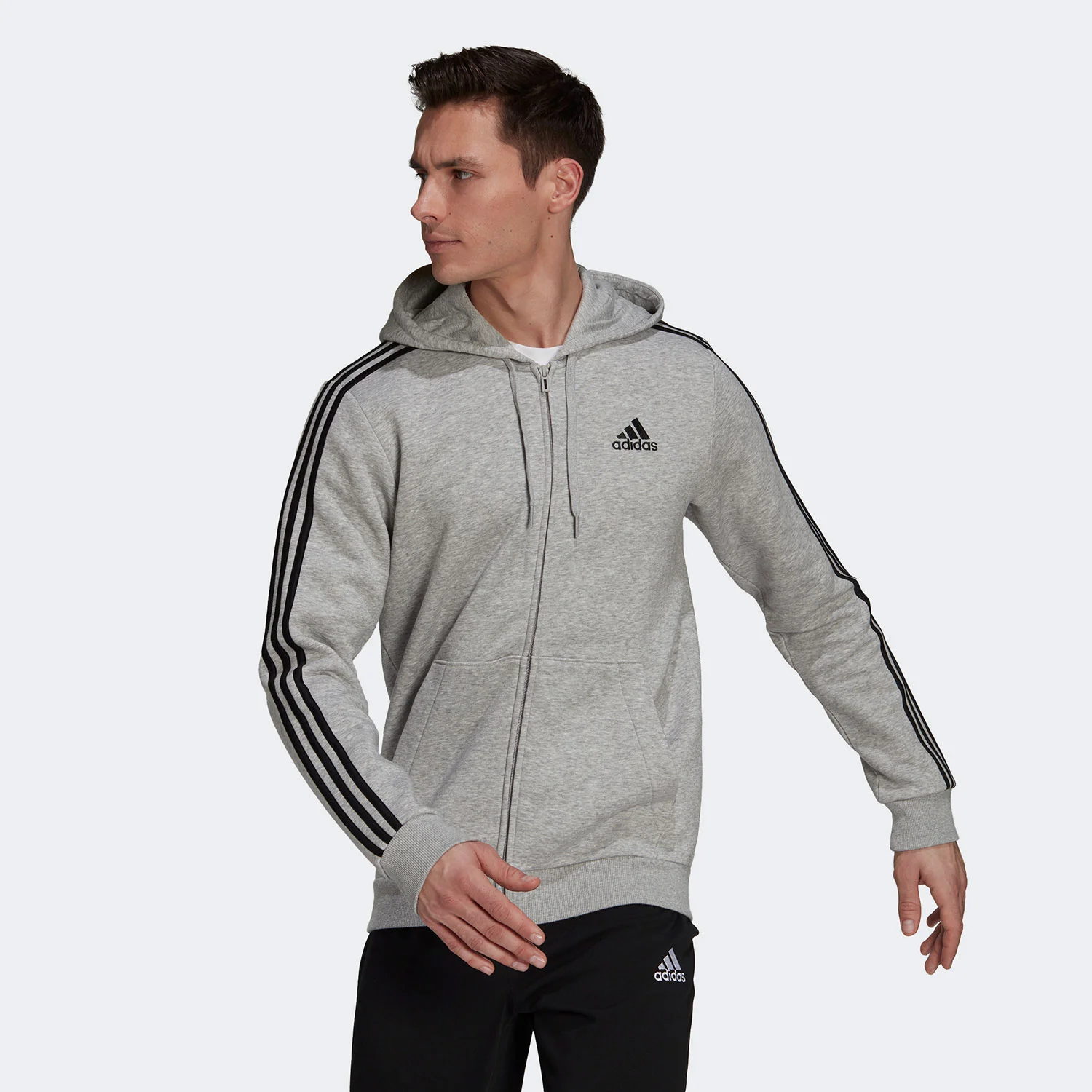 Φωτογραφία προϊόντος: Adidas Performance Adidas Essentials Fleece 3-Stripes Full-Zip Hoodie - HB0041