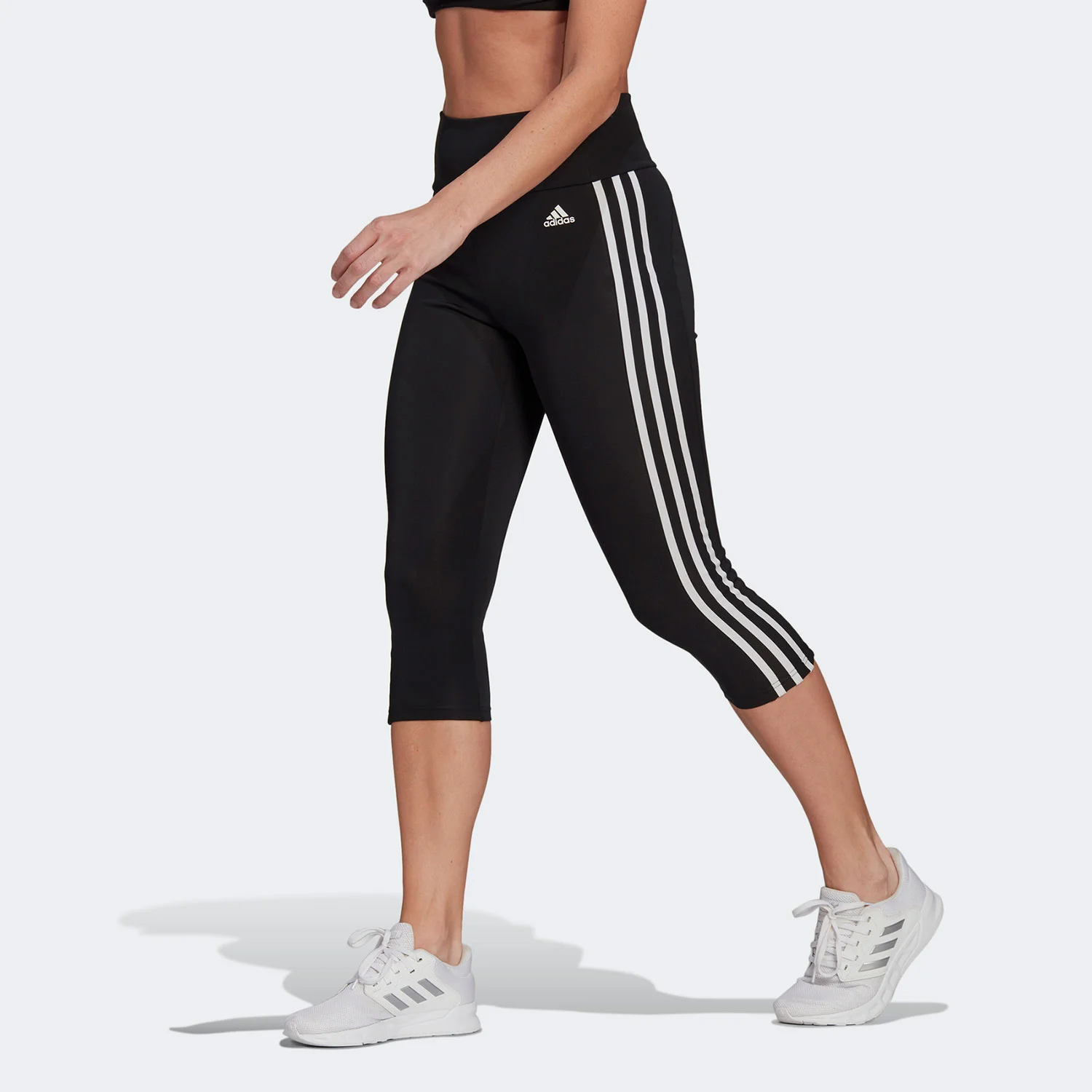 Φωτογραφία προϊόντος: Adidas Performance Adidas Designed To Move High-Rise 3-Stripes 3/4 Sport Tights - GL3985