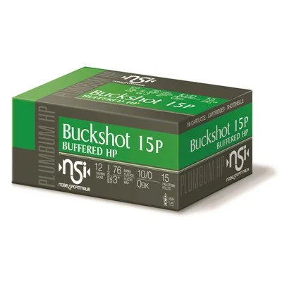 Φωτογραφία προϊόντος: NOBELSPORT BUFFERED BUCKSHOT 15-βολο HP 12/76/4