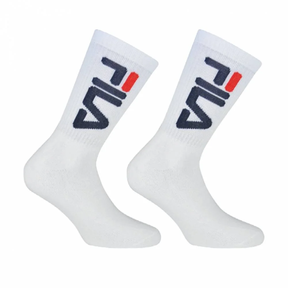 Φωτογραφία προϊόντος: F9598-300 - FILA 2-PAIRS UNIQUE URBAN CREW SOCKS WHITE Color