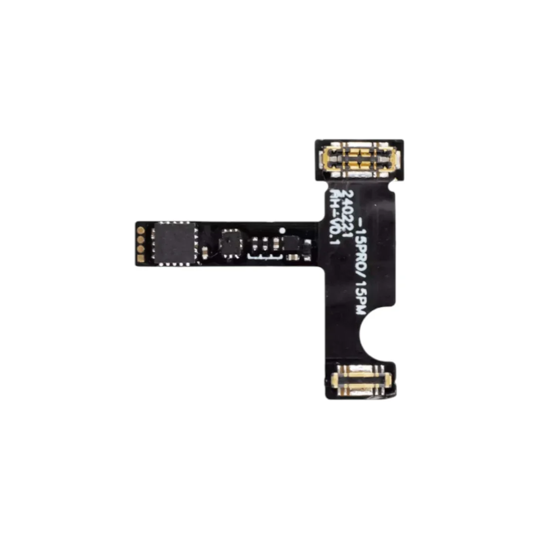 Φωτογραφία προϊόντος: Pre-programmed Universal Flex Battery Tag-On For iPhone 15 Pro / 15 Pro Max (Compatible With I2C, JCID, Qianli)