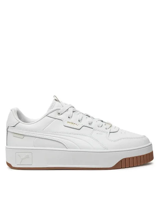 Φωτογραφία προϊόντος: Puma Carina Street Lux Γυναικεία Flatforms Sneakers Λευκό