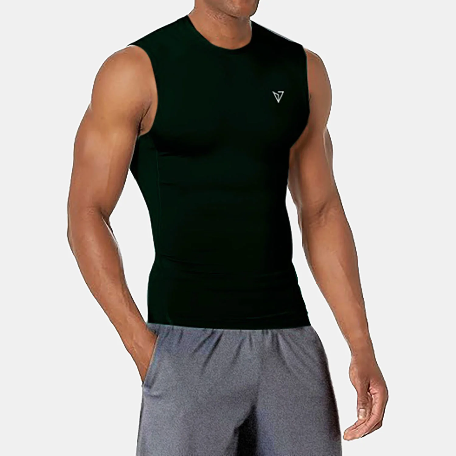 Φωτογραφία προϊόντος: MAGNETIC NORTH MEN'S COMPRESSION SLEEVELESS TOP ΜΑΥΡΟ