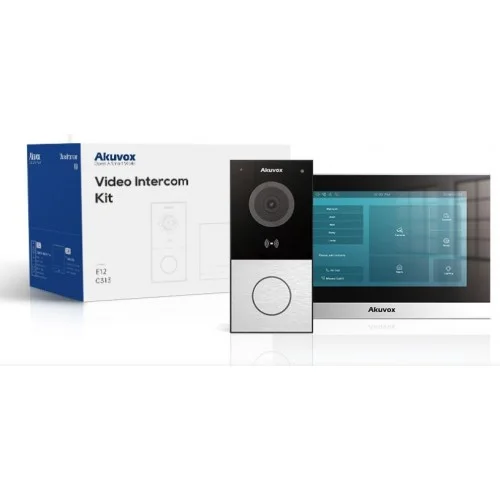 Φωτογραφία προϊόντος: Akuvox Smart IP Video Intercom Kit, includes 1x E12W and 1x C313W