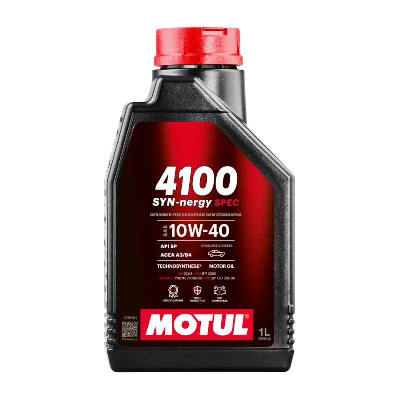 Φωτογραφία προϊόντος: MOTUL 4100 SYN-NERGY SPEC 10W-40 1L