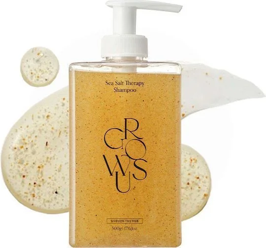 Φωτογραφία προϊόντος: Growus Sea Salt Therapy Shampoo - Αναζωογονητικό Σαμπουάν για το Τριχωτό +amp; τα Μαλλιά 500ml