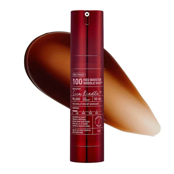 Φωτογραφία προϊόντος: Vt Cosmetics Red Booster Reedle Shot 100 - Premium αντιρυτιδική και αναπλαστική φροντίδα με τεχνολογία Reedle Shot 100 - 50ml