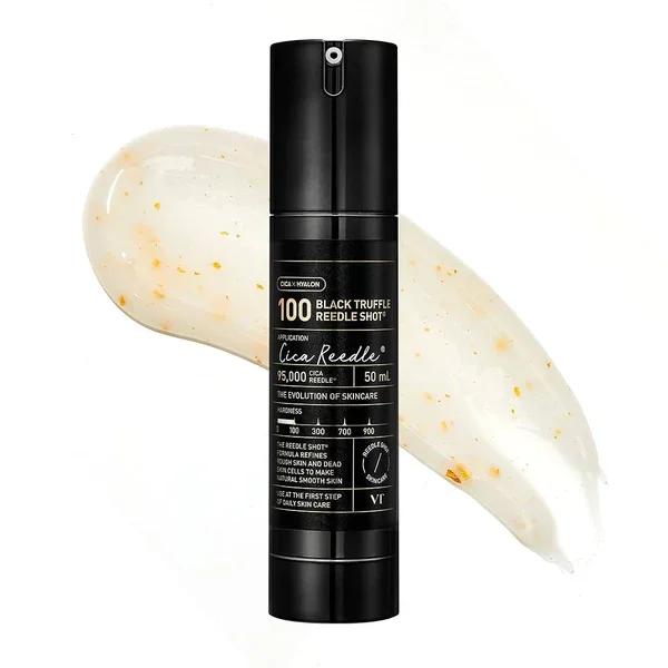 Φωτογραφία προϊόντος: Vt Cosmetics Black Truffle Reedle Shot 100 Premium Ορός Μικροβελόνων με Μαύρη Τρούφα + 24k Χρυσό 50ml