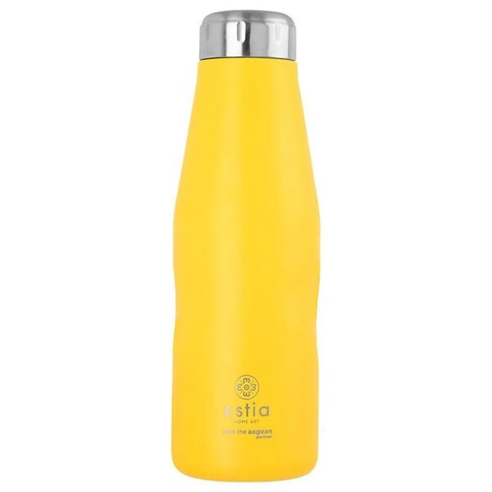 Φωτογραφία προϊόντος: Estia 01-9007 Save Aegean Travel Flask Μπουκάλι Θερμός Pineapple Yellow 500ml