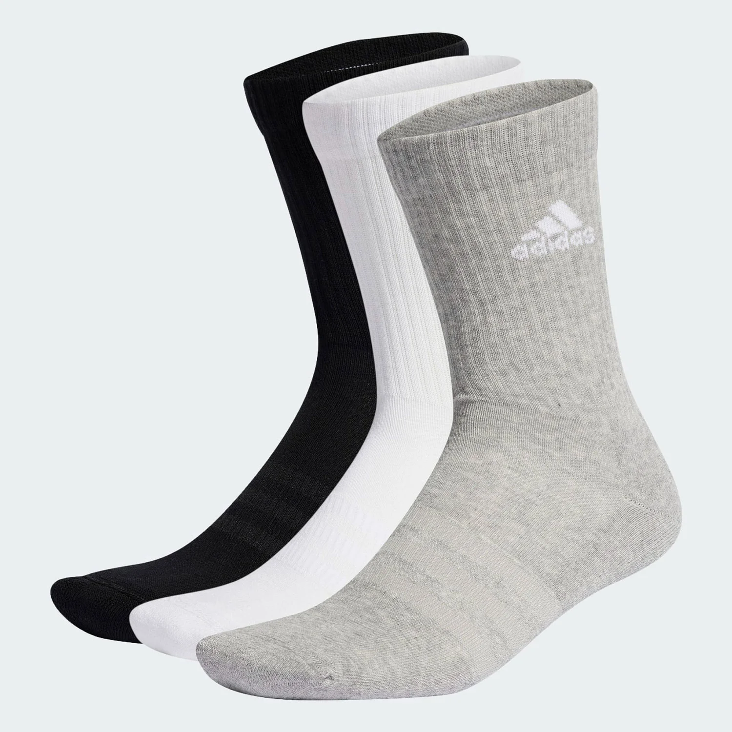 Φωτογραφία προϊόντος: ADIDAS PERFORMANCE ADIDAS CUSHIONED CREW SOCKS 3 PAIRS ΠΟΛΥΧΡΩΜΟ