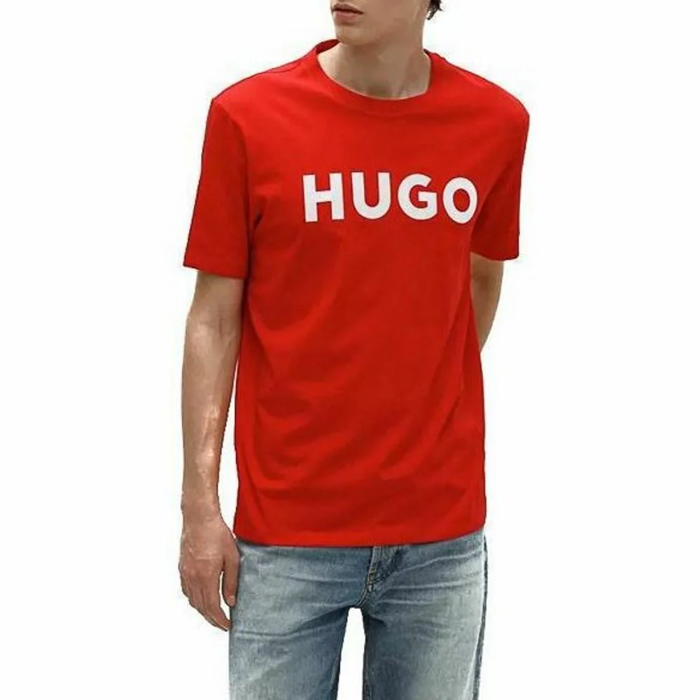 Φωτογραφία προϊόντος: HUGO MEN S COTTON-JERSEY T-SHIRT OPEN PINK