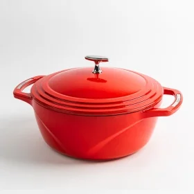 Φωτογραφία προϊόντος: Lodge USA Enamel™ 7Lt Εμαγιέ Μαντεμένια Κατσαρόλα-Γάστρα, Cherry On Top